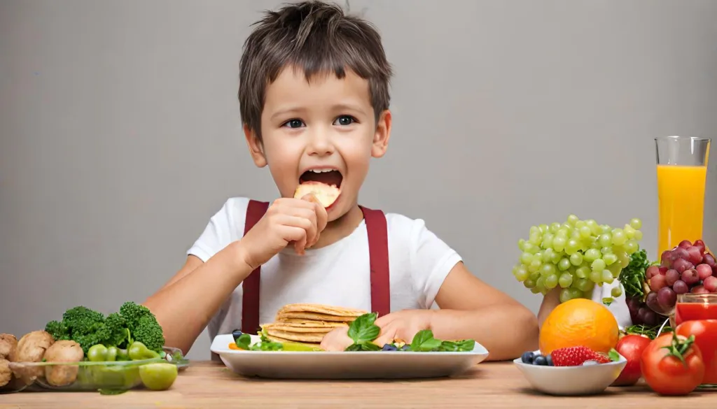 balanced diet for child of 5 to 12 years